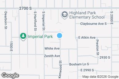 Map image of the property - 2836 S Kenwood St