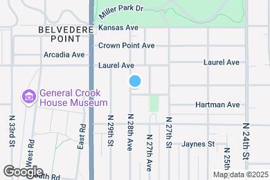 Map image of the property - 5805 N 28th Ave