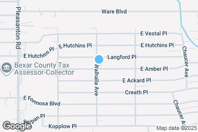 Map image of the property - 303 E Amber St