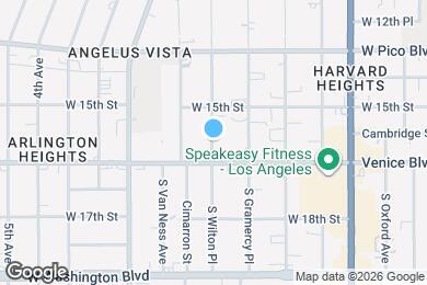 Map image of the property - 1538 S Wilton Pl