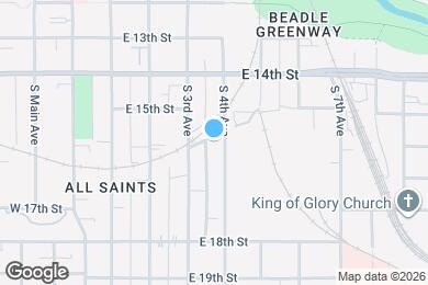 Map image of the property - 715 S 4th Ave