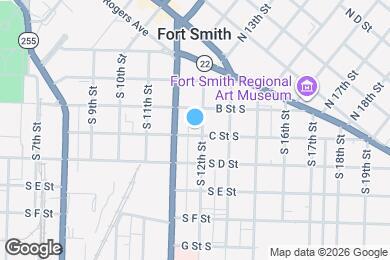 Map image of the property - 318 S 12th St