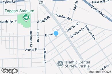 Map image of the property - 831 Morton St