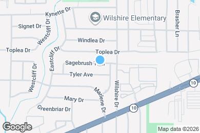 Map image of the property - 1607 Sagebrush Trl