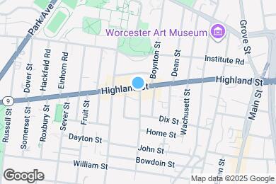 Map image of the property - 107 Highland St