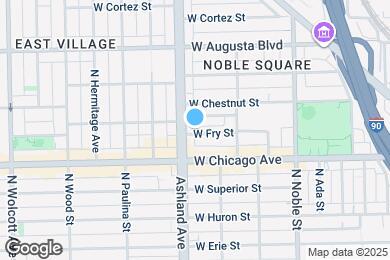 Map image of the property - 1546 W Fry St