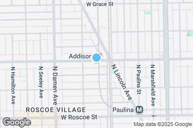 Map image of the property - 1825 W Addison St