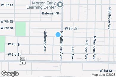 Map image of the property - 1509 W 5th St