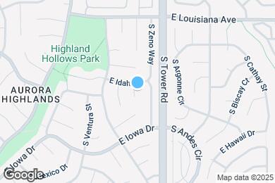 Map image of the property - 1456 S Zeno St