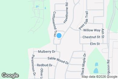 Map image of the property - 1420 Oak Hollow Ln