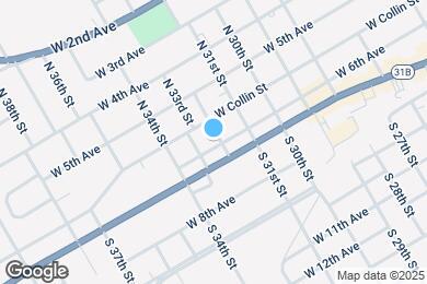 Map image of the property - 120 S 32nd St