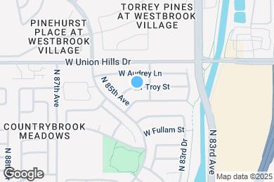 Map image of the property - 8431 W Troy St