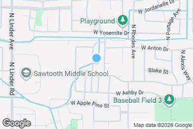 Map image of the property - 3846 N Arches Way