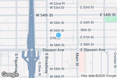 Map image of the property - 212 1/2 W 57th St