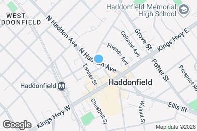 Map image of the property - 38 N Haddon Ave