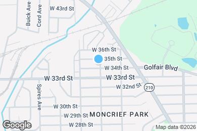 Map image of the property - 1611 W 34th St