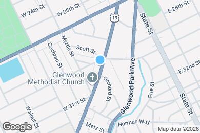 Map image of the property - 2916 Peach St