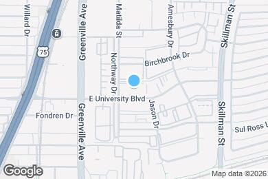 Map image of the property - 5841 E University Blvd