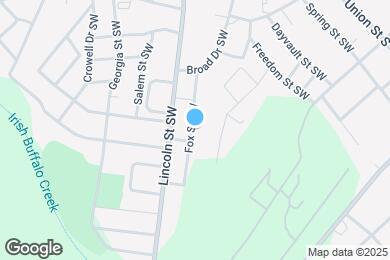 Map image of the property - 351 Fox St SW