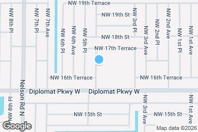 Map image of the property - 1633 NW 5th Ave