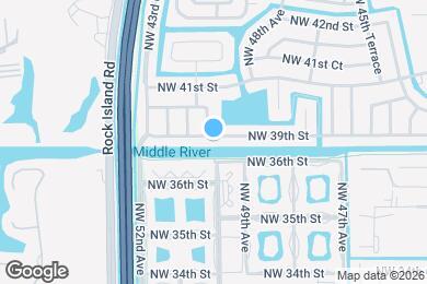 Map image of the property - 4986 NW 39th St