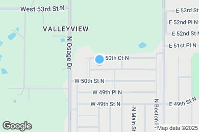 Map image of the property - 143 W 50th Pl N