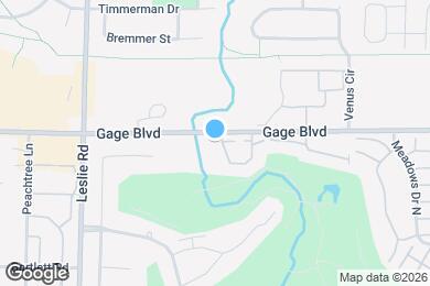 Map image of the property - 303 Gage Blvd