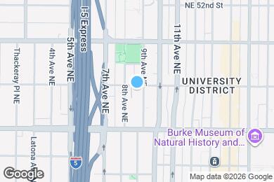 Map image of the property - 4540 8th Ave NE