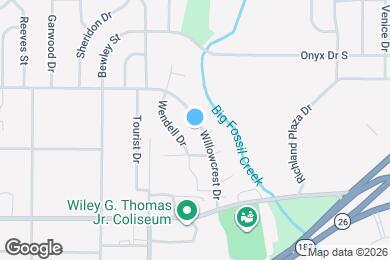 Map image of the property - 3417 Willowcrest Dr