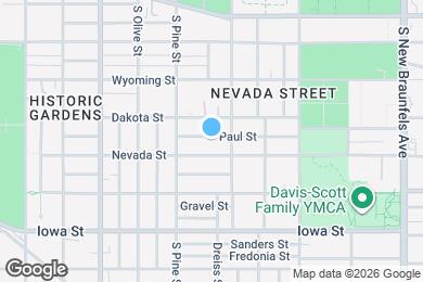 Map image of the property - 134 Paul St