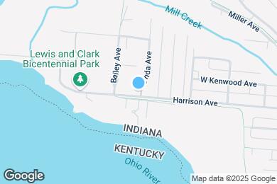 Map image of the property - 1003 W Harrison Ave