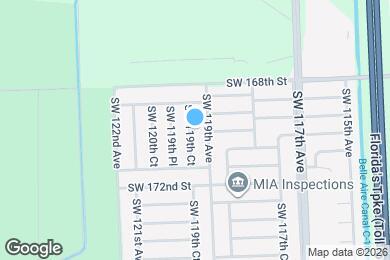 Map image of the property - 16941 SW 119th Ct