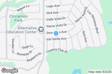 Map image of the property - 4186 Val Verde Ave