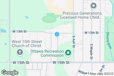 Map image of the property - 1318 S Olive St