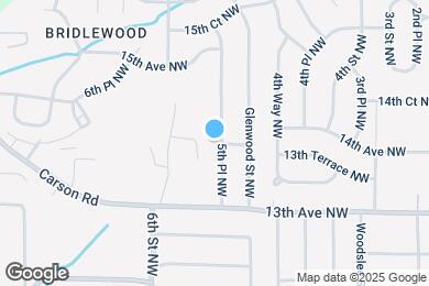 Map image of the property - 1340 5th Pl NW
