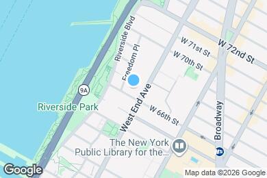 Map image of the property - 303 W 66th St