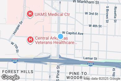 Map image of the property - 517 Uams Blvd