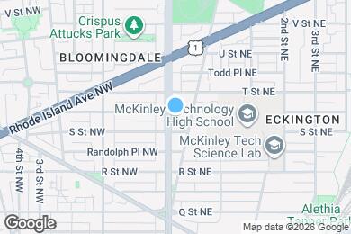Map image of the property - 1821 N Capitol St NE