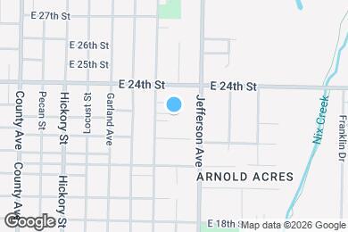 Map image of the property - 1105 E 22nd St