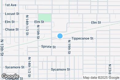 Map image of the property - 1631 Tippecanoe St