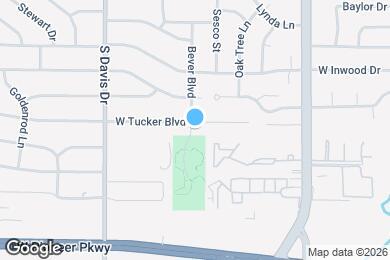 Map image of the property - 1016 W Tucker Blvd