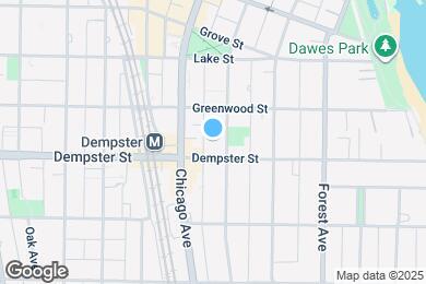 Map image of the property - 1310 Hinman Ave