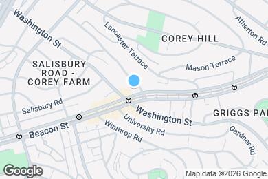 Map image of the property - 1618 Beacon St