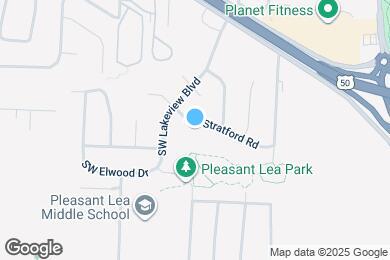 Map image of the property - 415 SW Stratford Rd