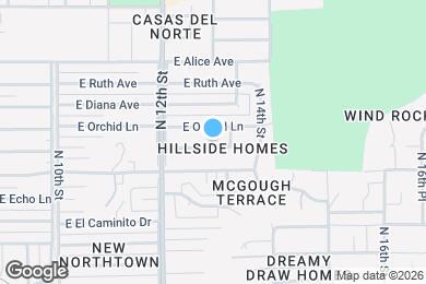 Map image of the property - 1308 E Seldon Ln