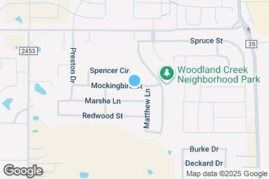 Map image of the property - 2901 Mockingbird St