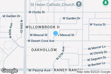 Map image of the property - 5657 W Mescal St