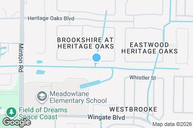 Map image of the property - 2100 Brookshire Cir