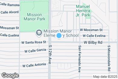 Map image of the property - 501 W Placita Durango