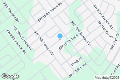 Map image of the property - 2628 SW 165th Street Rd
